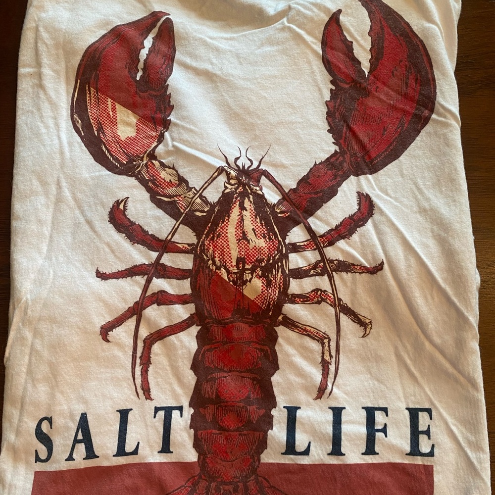 Salt Life & Columbia Mens Medium Shirts (2) TWO LIKE NEW SHIRTS